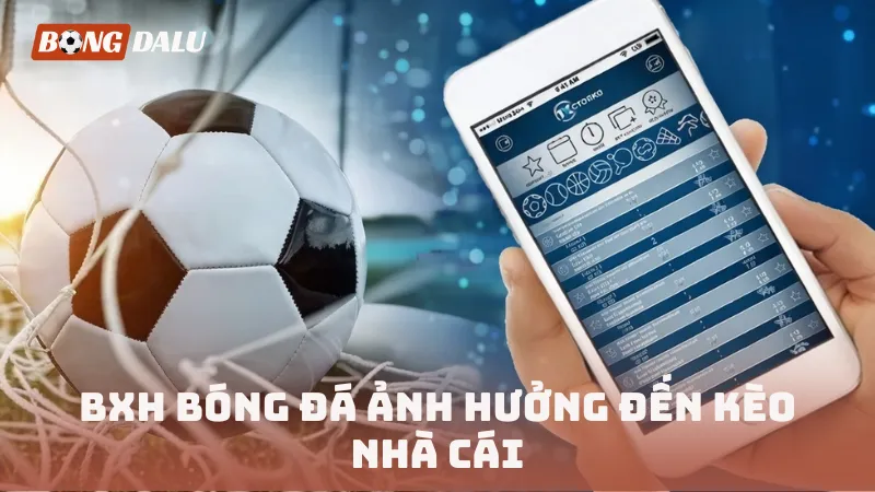 BXH bóng đá và những ảnh hưởng đến kèo nhà cái