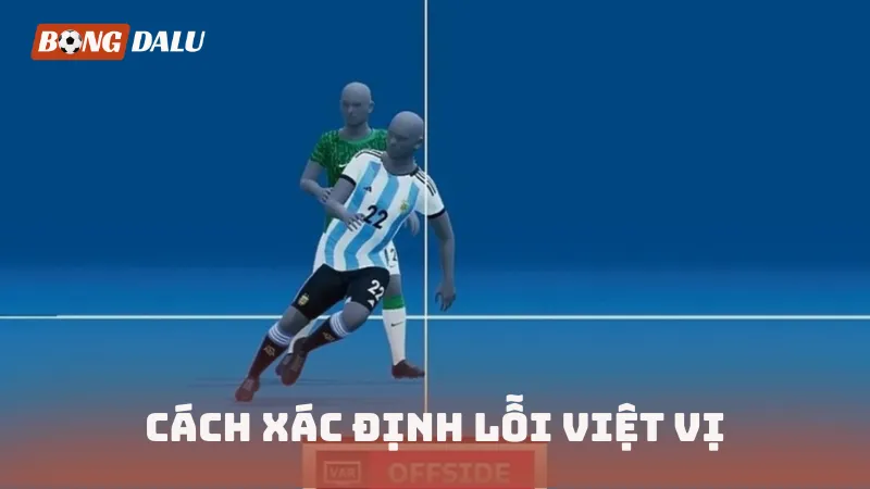 Cách xác định lỗi việt vị