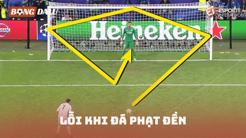 Lỗi khi đá phạt đền